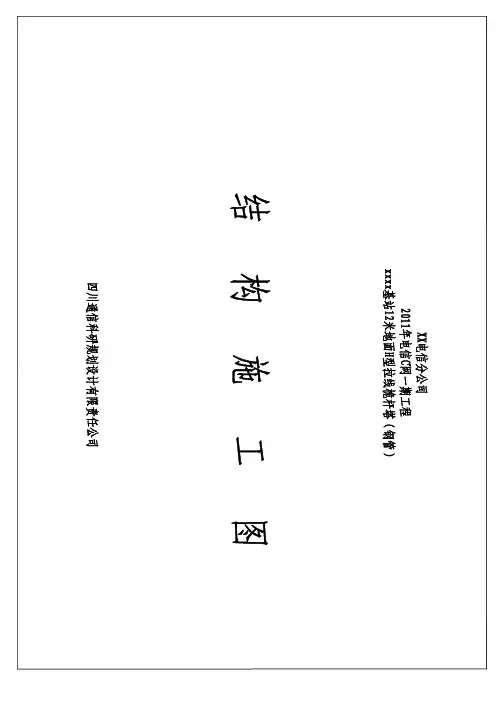 12米H杆(钢管)图纸