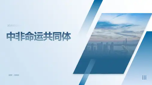 中非命运共同体课件