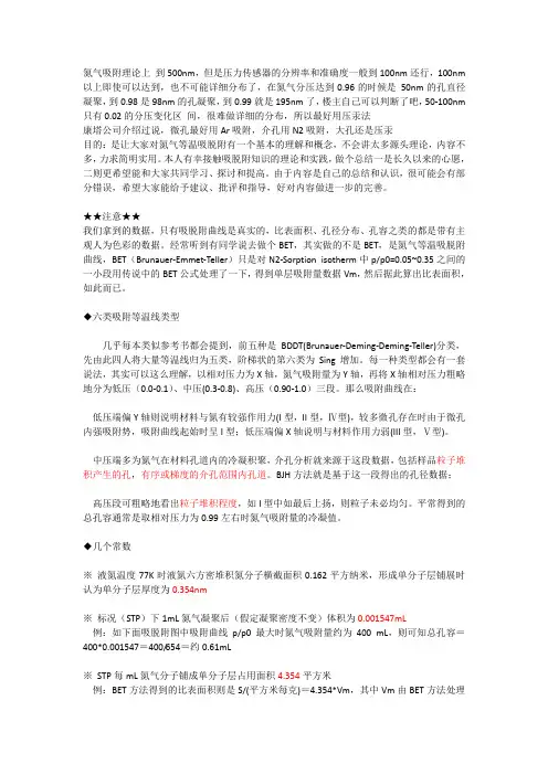 吸附知识