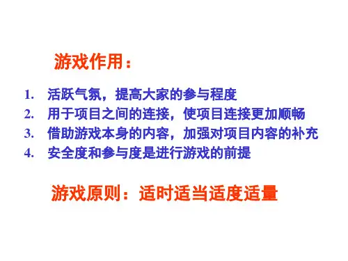 拓展训练热身游戏大全团队建设必备