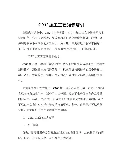 CNC加工工艺知识培训