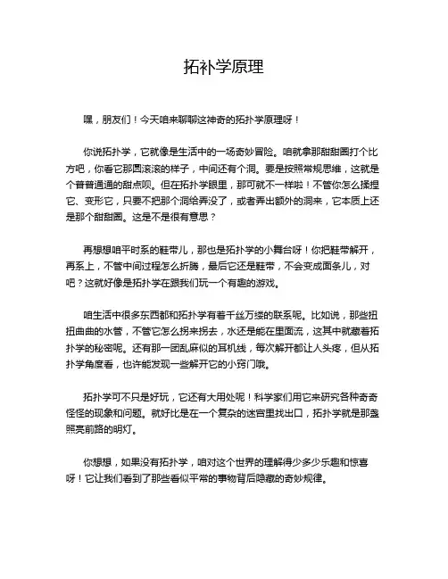 拓补学原理