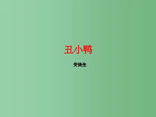 七年级语文下册 第3课《丑小鸭》课件 新人教版