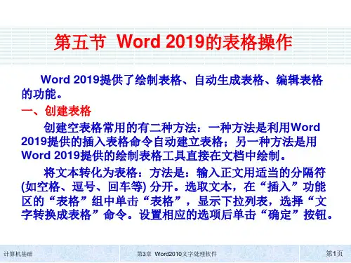 第3章Word2010—2