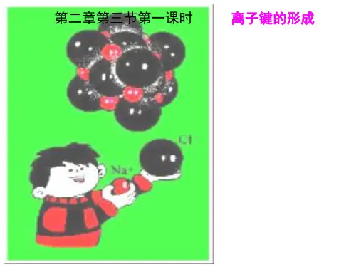  高中课件 离子键的形成