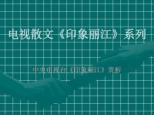电视散文《印象丽江》系列