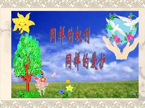 人教版八年级思想品德下册第三课第二框 课件