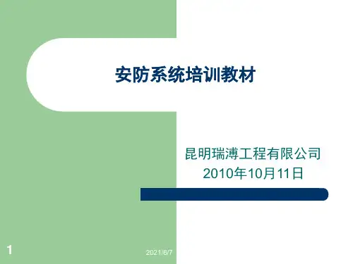 视频监控系统培训教材PPT课件