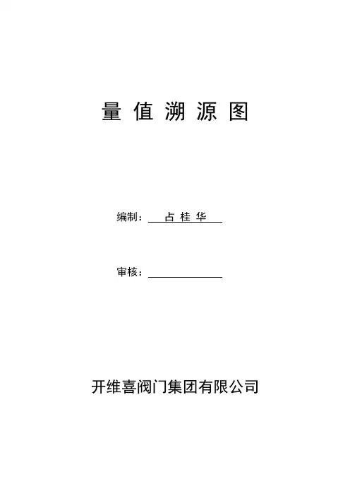 溯源和传递框图