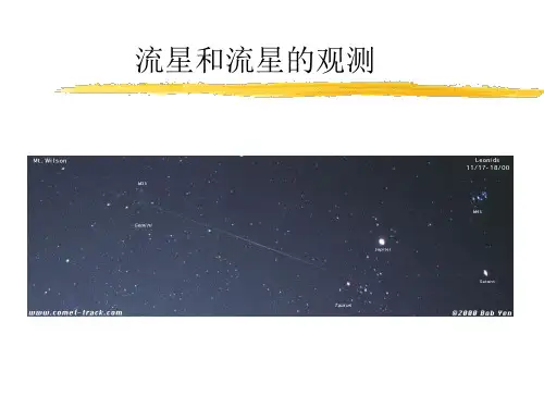 天文学 PPT课件_ 流星