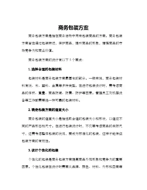 商务包装方案
