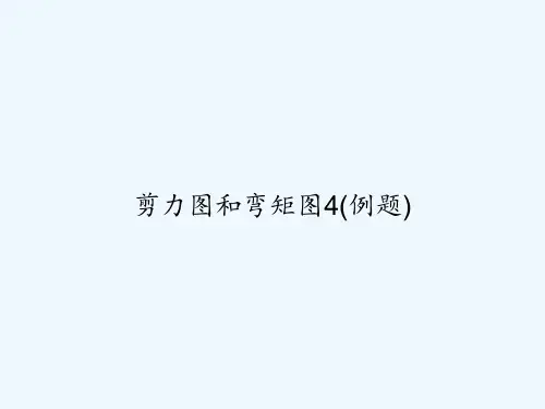剪力图和弯矩图4(例题)-PPT