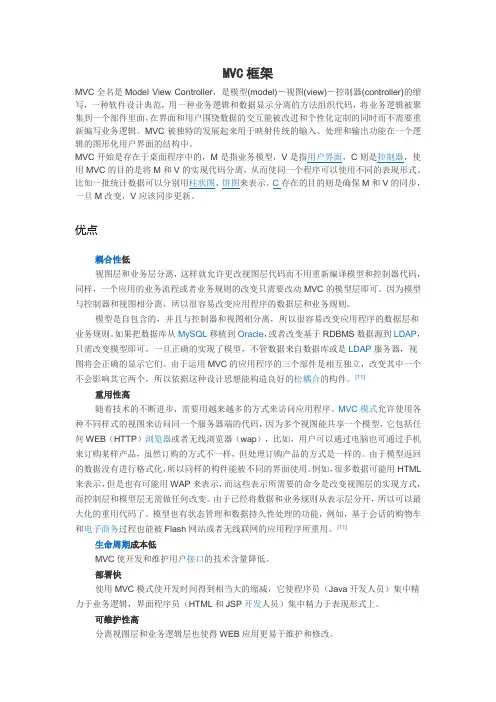 MVC三层构架