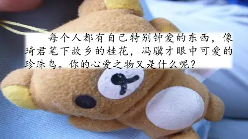 习作：我的心爱之物课件(共24张PPT)