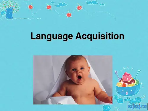 Lecture12-Language Acquisition