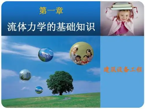 第一章 流体力学的基础知识