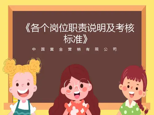 珠宝店店面岗位说明及考核标准