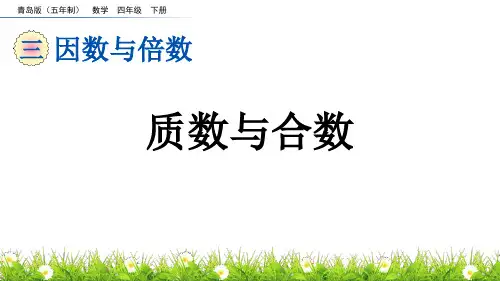 《质数与合数》因数与倍数PPT课件