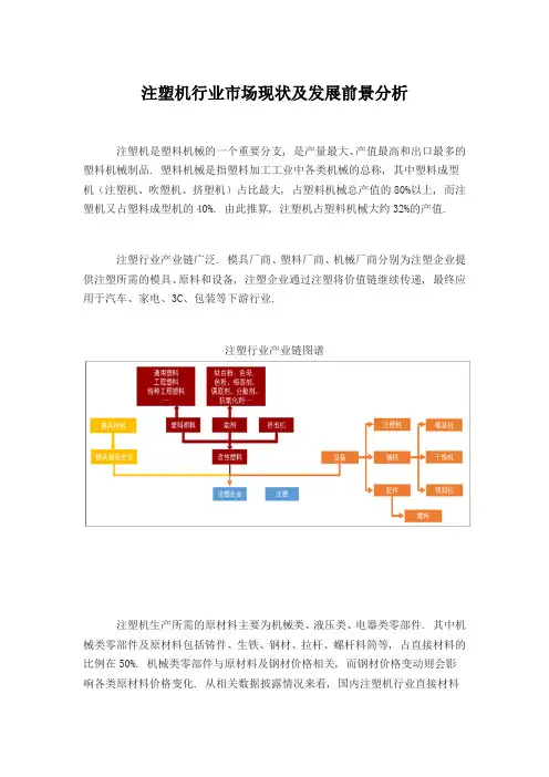 注塑机行业市场现状及发展前景分析