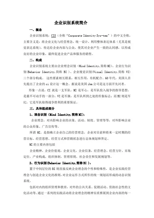 企业识别系统