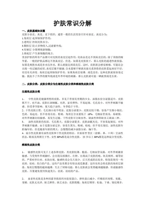 护肤知识分享 - 副本