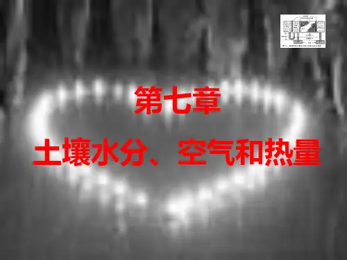 第七章--水分、空气与热量PPT课件