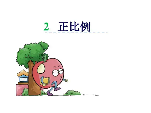 人教版《六年级下册正比例》(完美版)PPT课件4(共19张PPT)