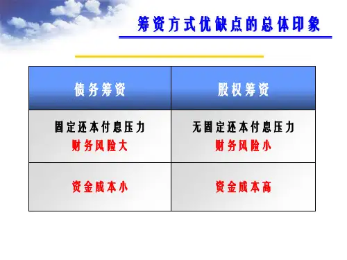 财务管理教学课件6 资本结构决策-公管