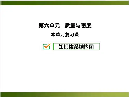 第六章复习课—2020人教版八年级物理上册课件精品PPT(共19张PPT)
