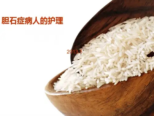 胆石症病人的护理ppt课件