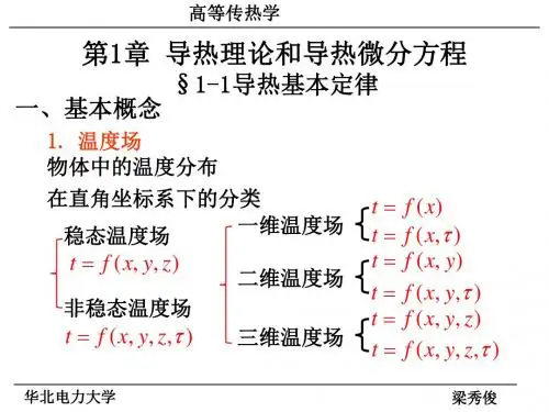 第1章导热理论讲解