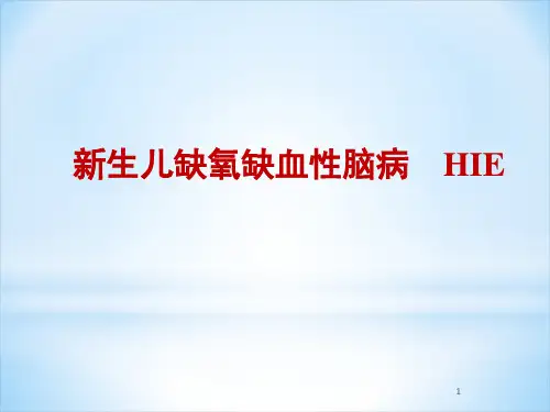 新生儿缺氧缺血性脑病护理ppt课件