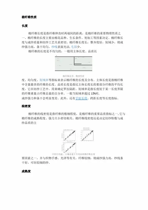 棉纤维性质