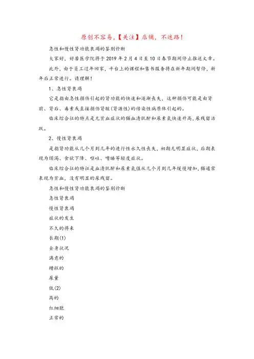 慢性肾衰竭(跑步治好了二十年肾病)