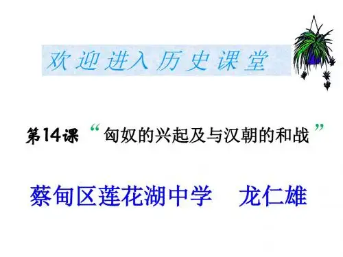匈奴的兴起及与汉朝的和战 PPT课件20 人教版