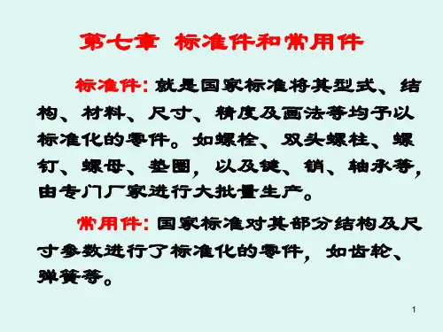 机械制图标准件及常用件规定画法