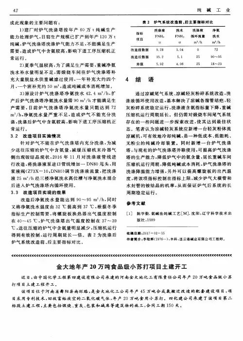 金大地年产20万吨食品级小苏打项目土建开工