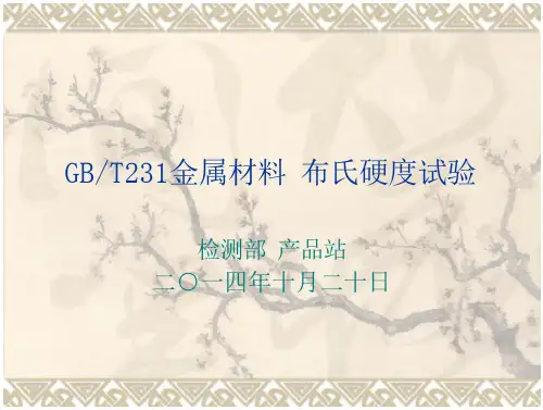 GBT-231-金属材料-布氏硬度试验-
