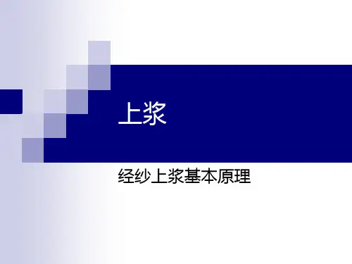 上浆(纺织加工化学)
