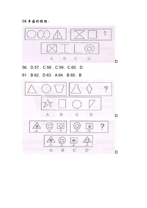 深圳行测图形推理