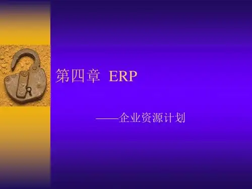 ERP培训课件(ppt 106页)