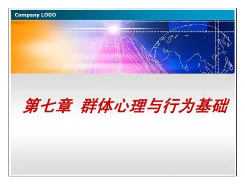 2011群体心理与行为基础