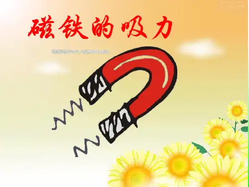 二年级下册科学课件-2.4 磁铁的吸力 - 苏教版(共18张PPT)