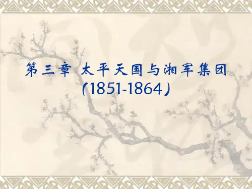 《中国近代史纲要》第三章
