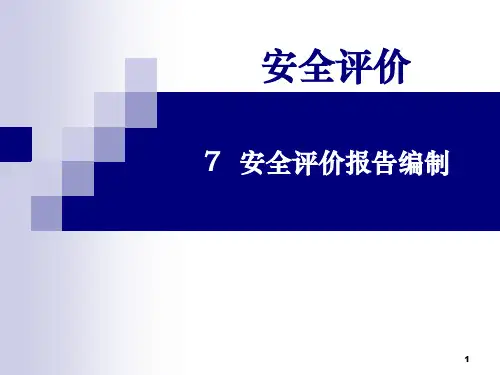 7第7章 安全评价报告编制(94)[94页]