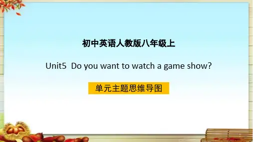 八上Unit5_单元主题思维导图
