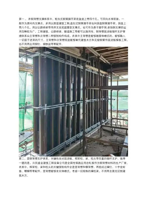 新型剪力墙钢支撑加固体系