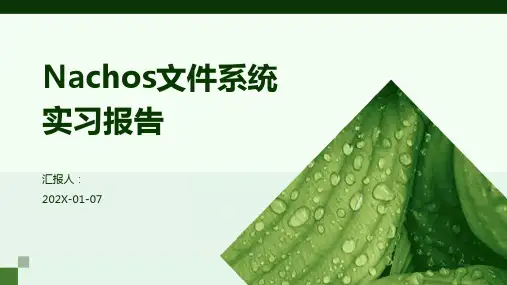 Nachos文件系统实习报告