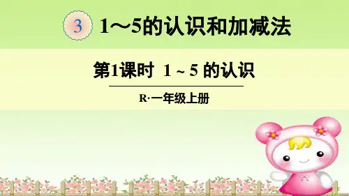 第1课时 1-5的认识 课件