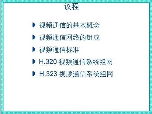 视频通信基础知识